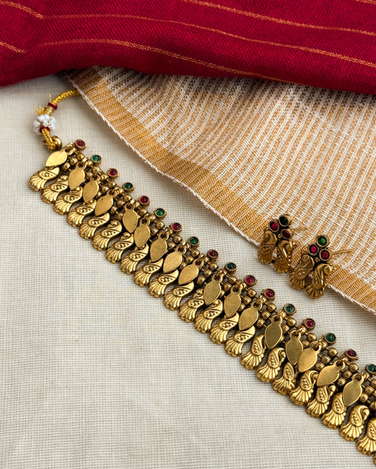 Elegant Ilakkathaali Choker-AN072