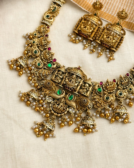 Elegant Bridal Jimki Necklace-AN066