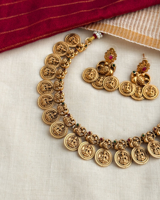 Traditional Coin Necklace-AN042