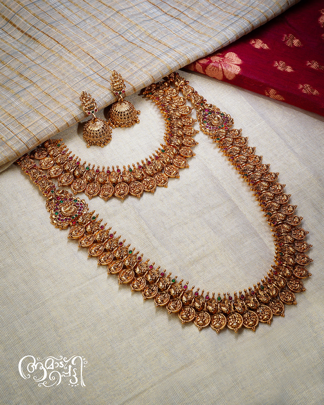 Temple coin Bridal set