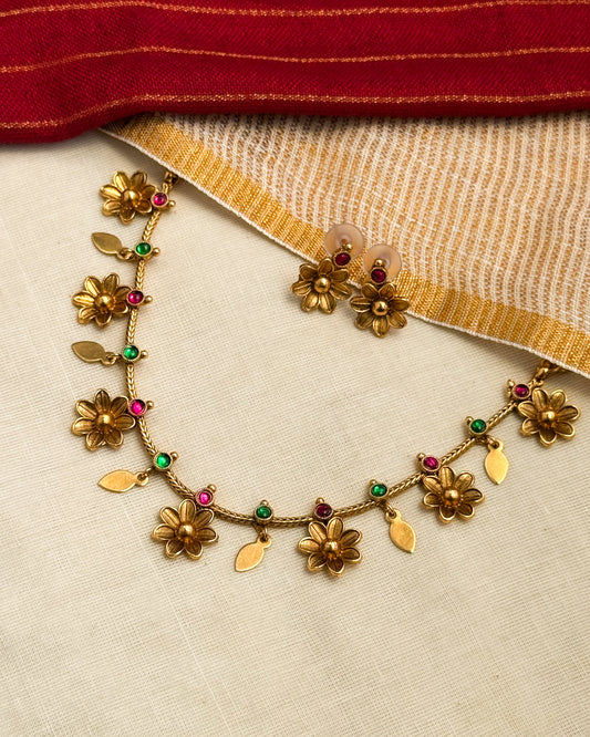Floral Thali Choker/Necklace-ANO89