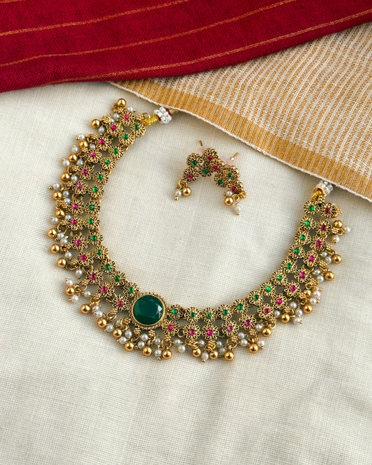 Emerald Necklace-AN109