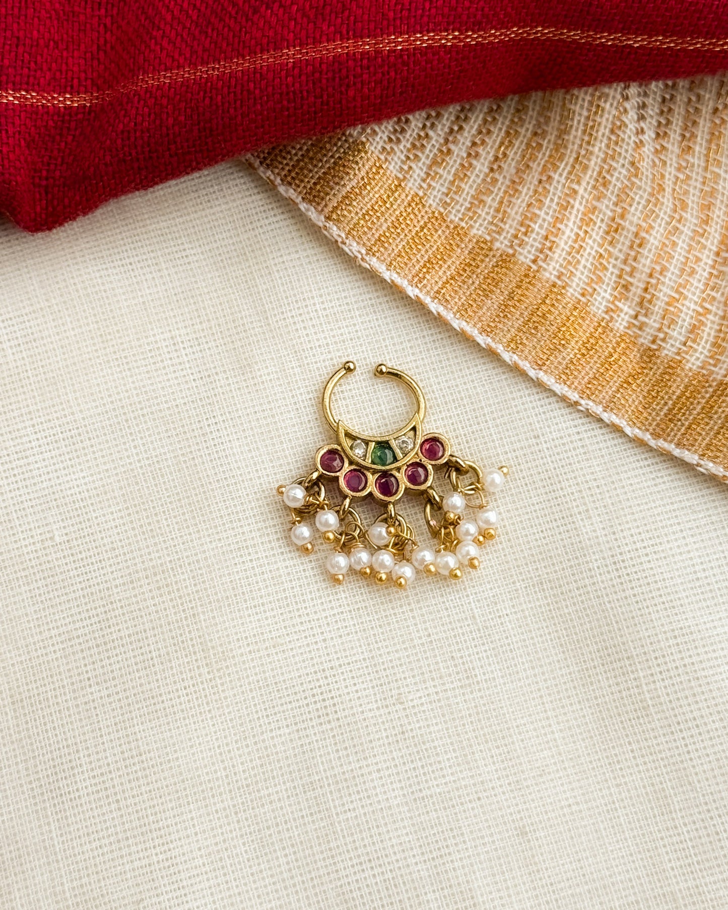 Pearl Septum Ring-AA004