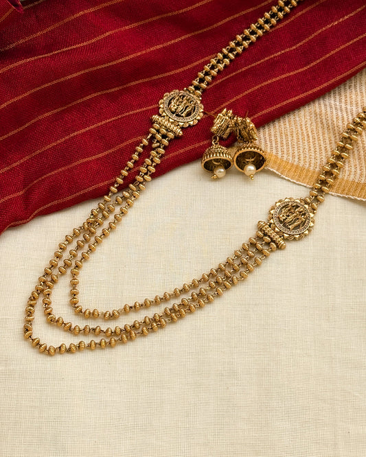 Sreeramajayam 3 Layer Long Haaram-AH011