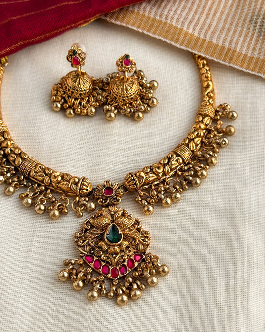 Non Idol Traditional necklace-AN039