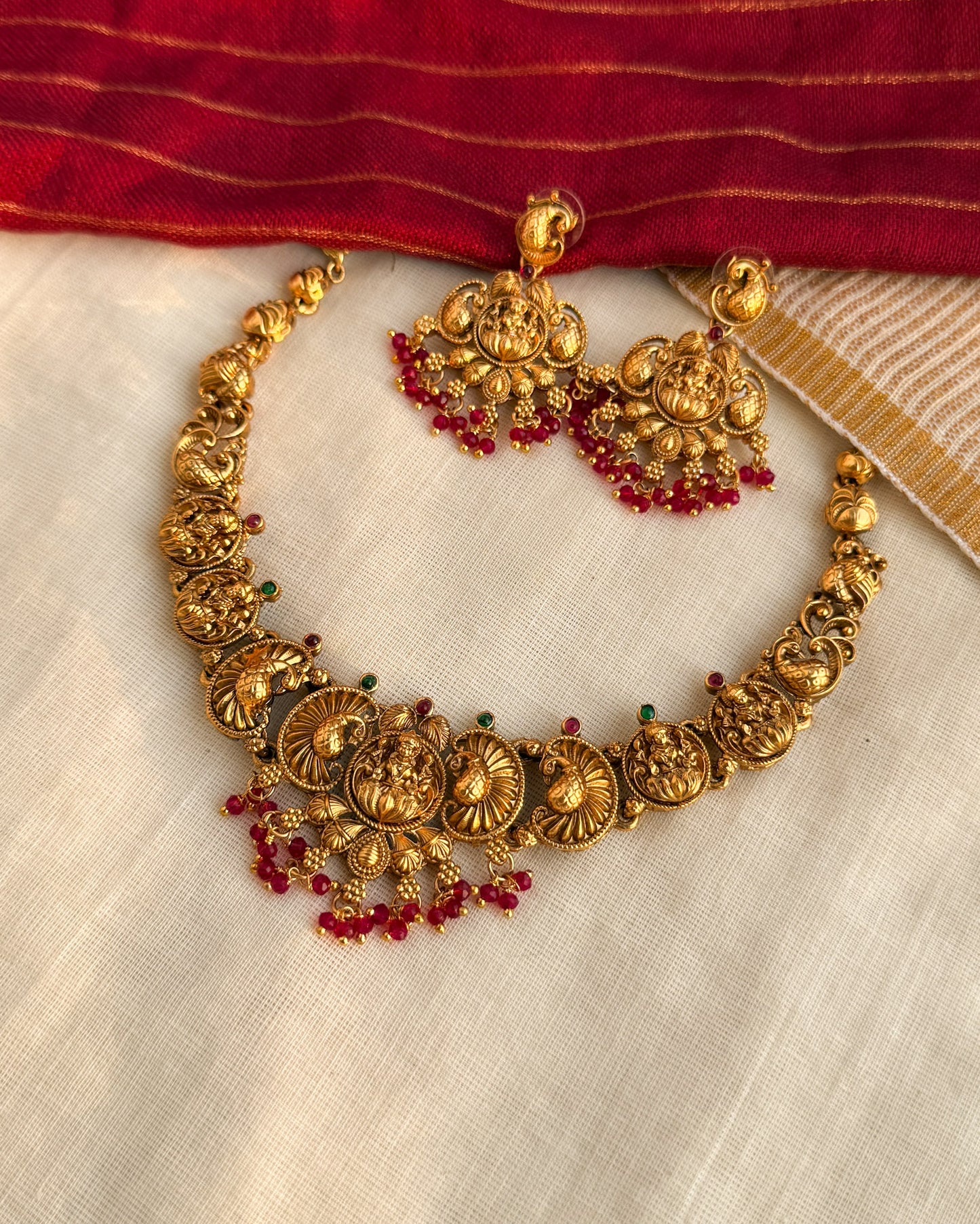 Traditional Devi Nagas Necklace-AN045