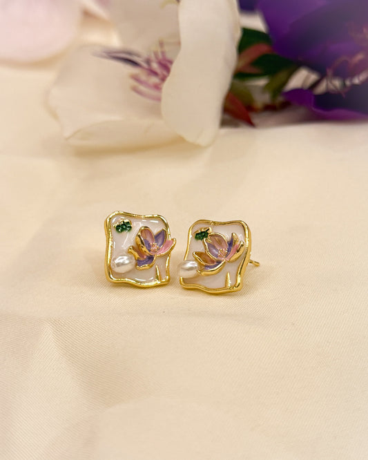 Daily wear Earrings-Blossom