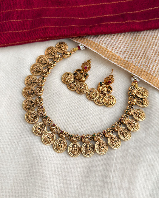 Traditional Coin Necklace-AN042