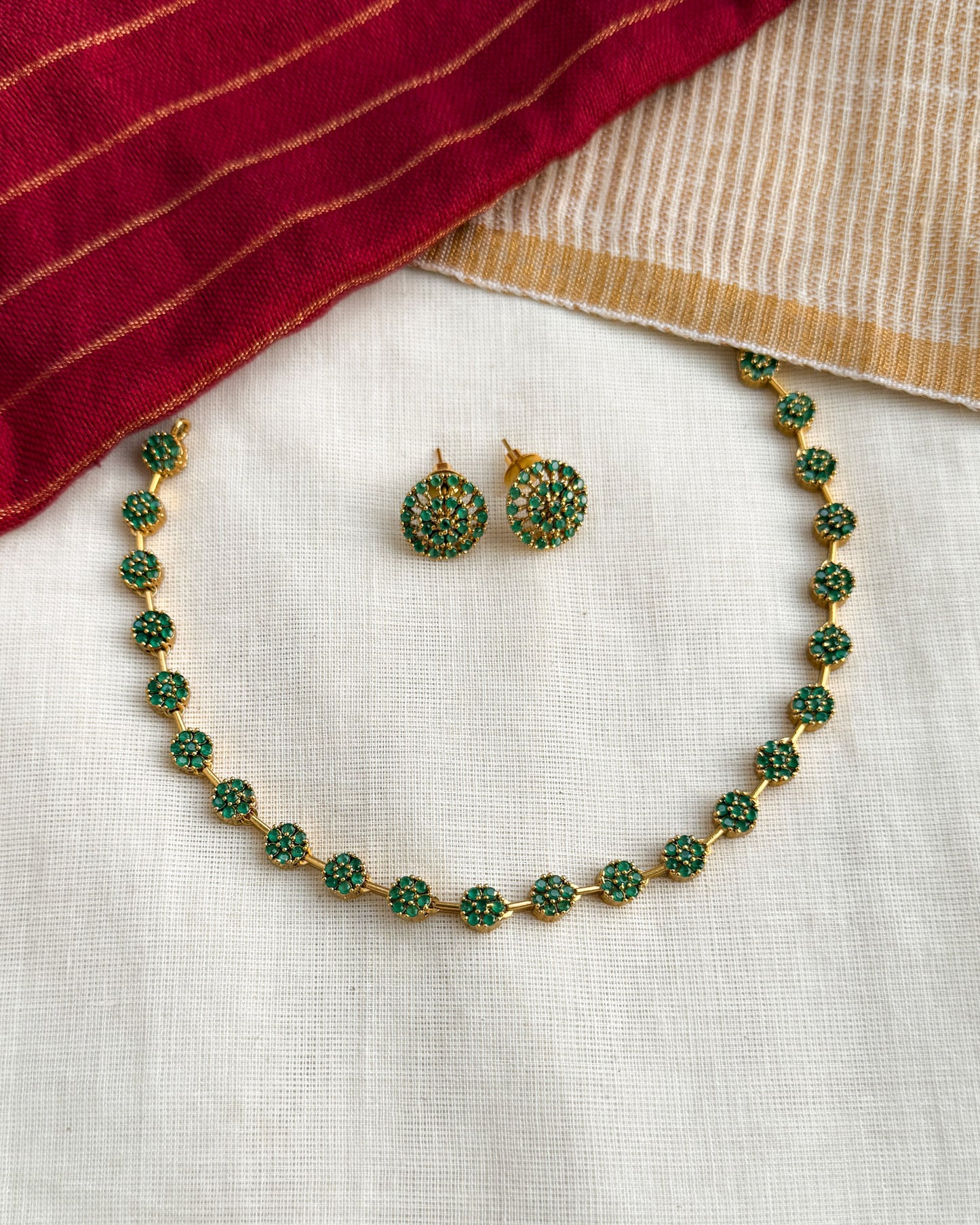 Premium Emerald Necklace-AN047