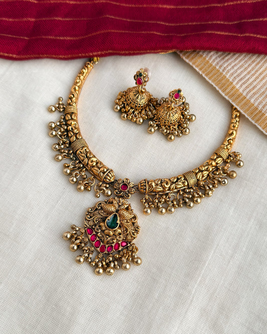 Non Idol Traditional necklace-AN039