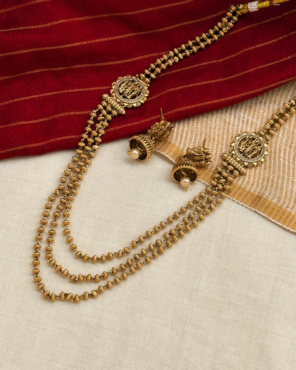 Sreeramajayam 3 Layer Long Haaram-AH011
