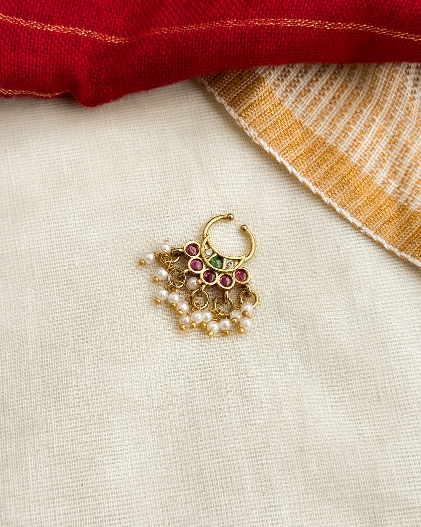 Pearl Septum Ring-AA004