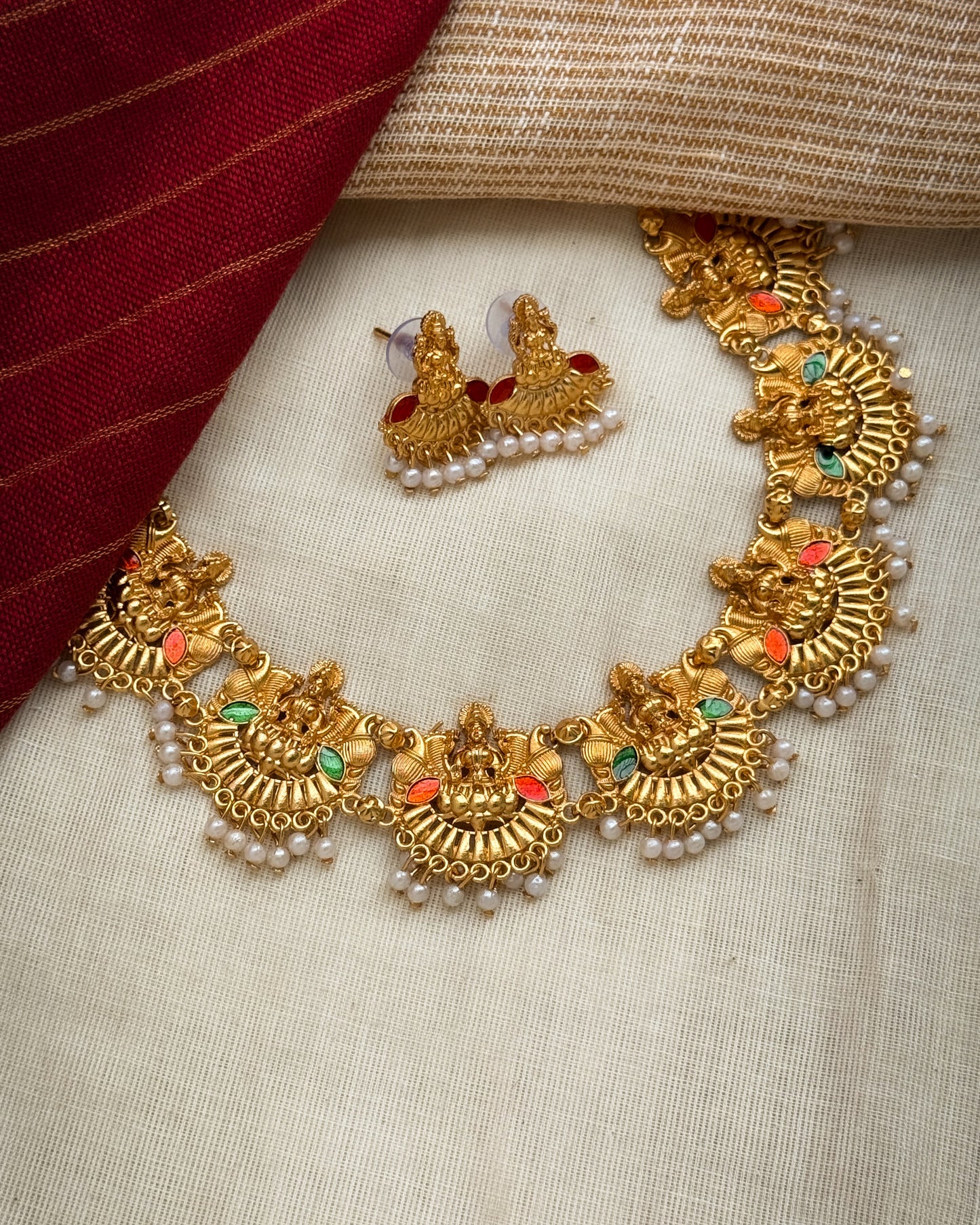 Chettinad Lakshmi Necklace