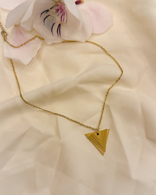 Dailywear Antitarnish Triangle Necklace