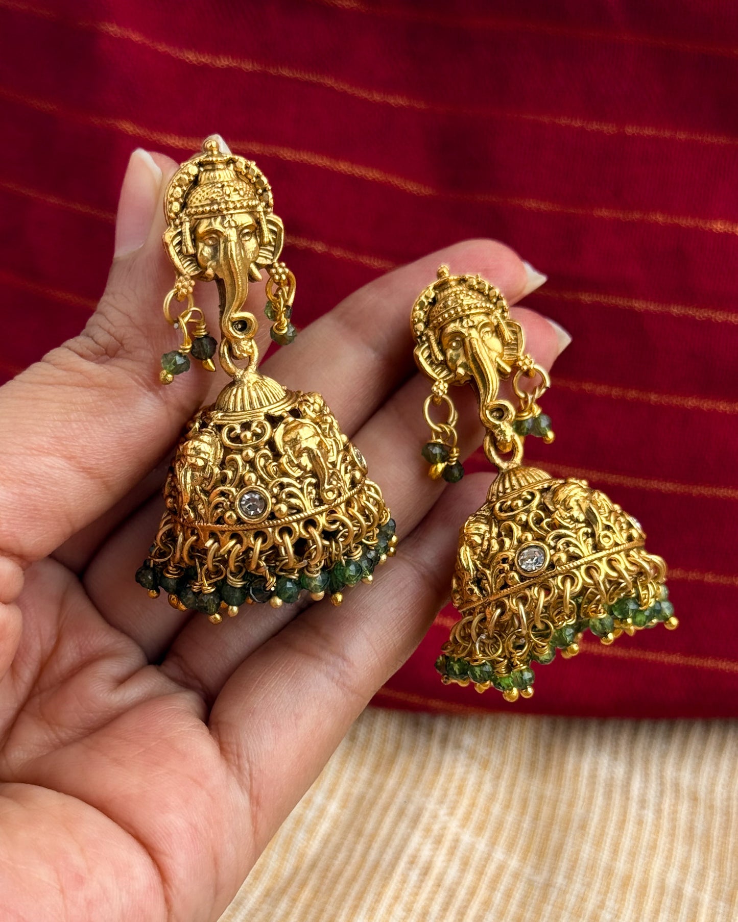 Ganapathy Jhumka - AE012