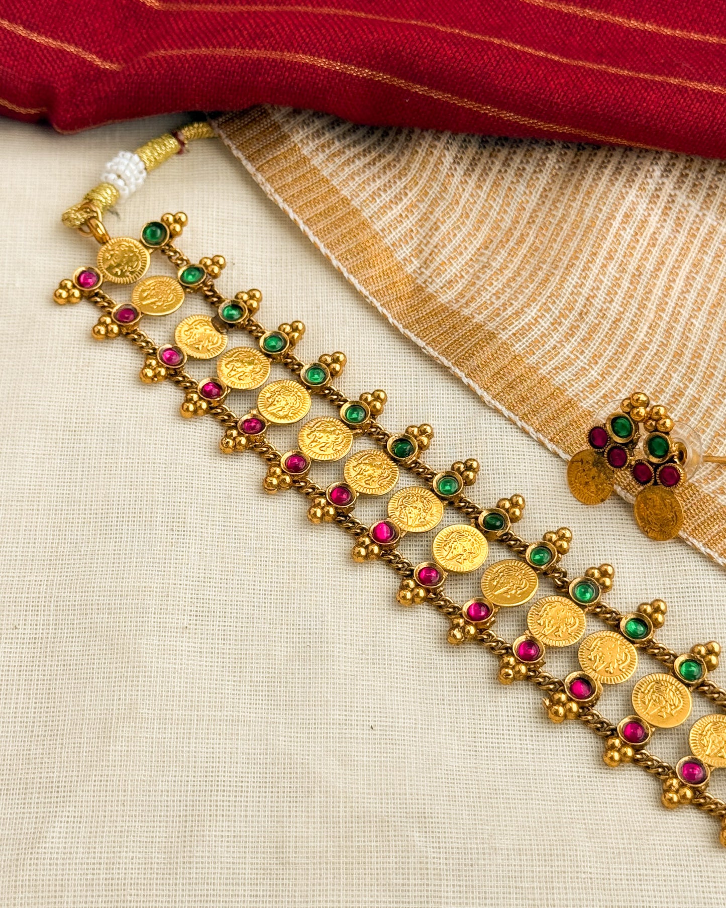 Traditional Coin Choker-AN073