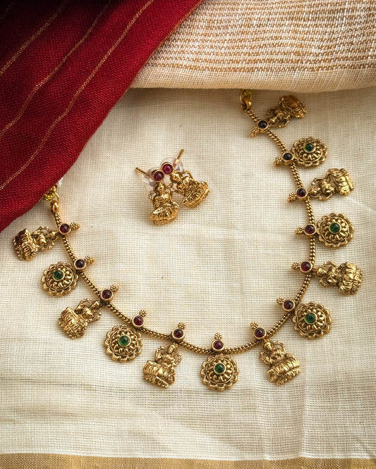 Lakshmi Multipendant Necklace