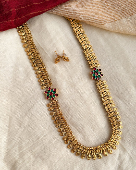 Traditional Non Idol Mayur Long Haaram-AH002