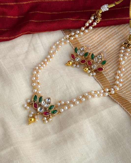 Lotus-Pearl Necklace