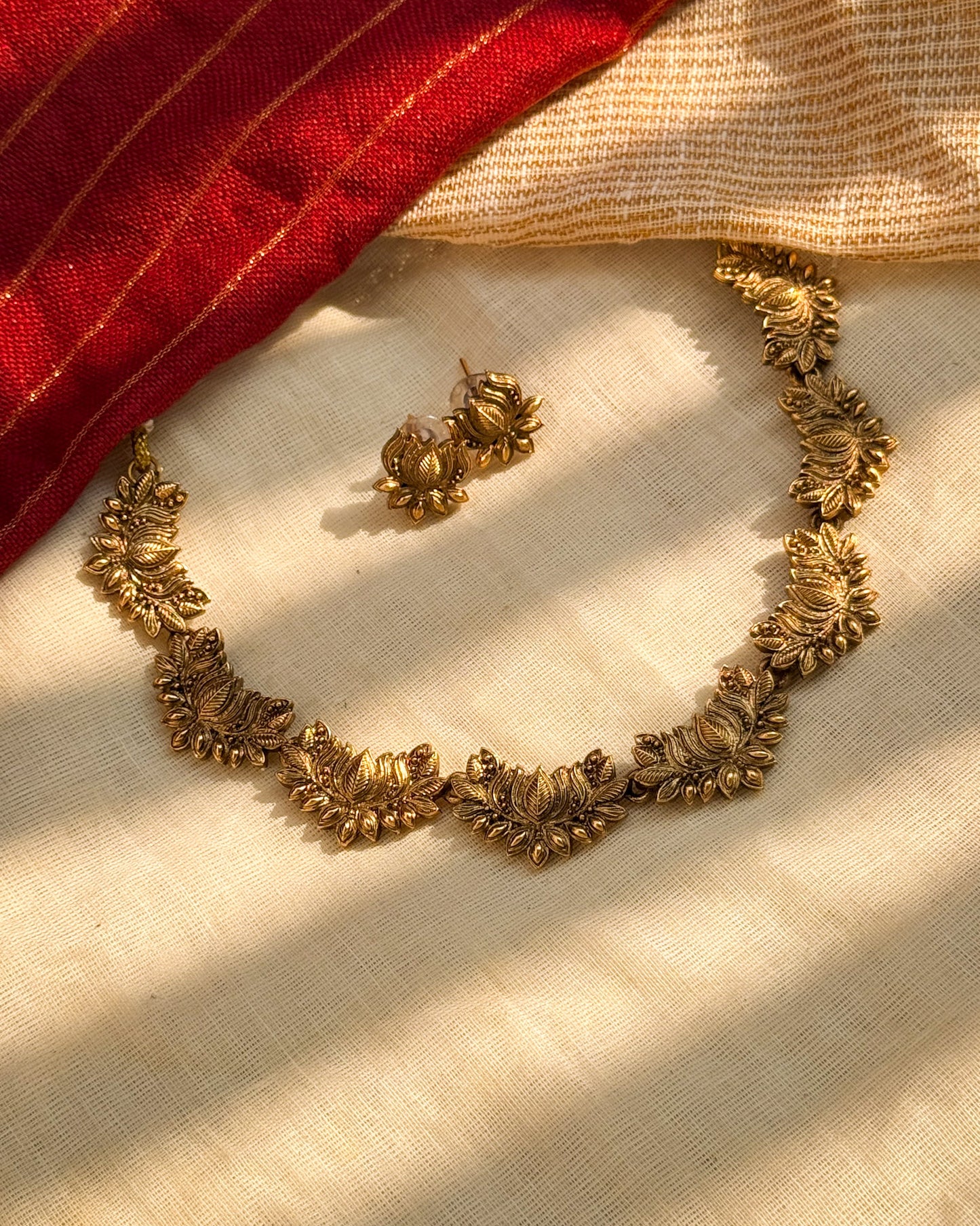 Simple Lotus Necklace