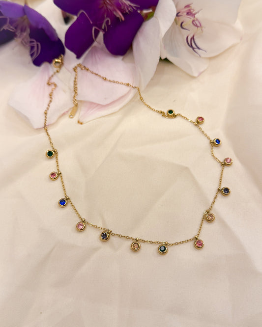 Dailywear Antitarnish Multistone Necklace