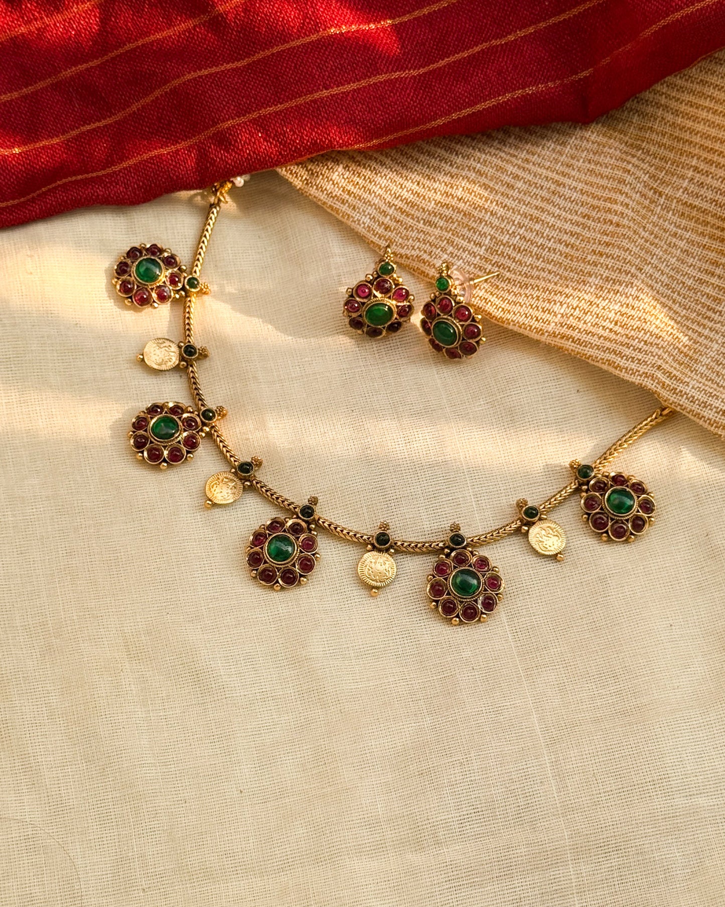 Coin Multi-Pendant Necklace