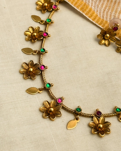 Floral Thali Choker/Necklace-ANO89