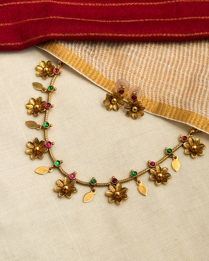 Floral Thali Choker/Necklace-ANO89
