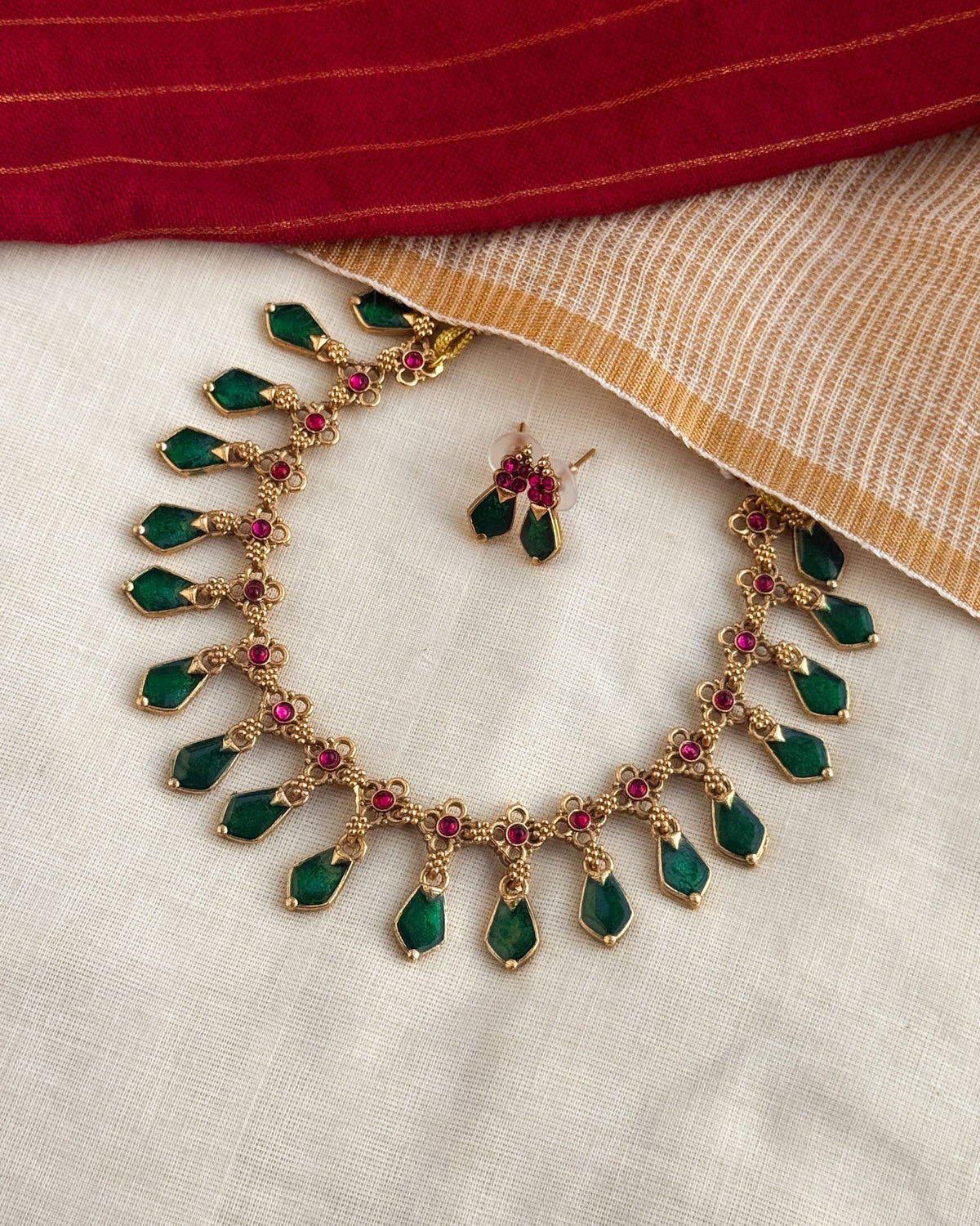 Hanging Palakka Necklace-ANO98