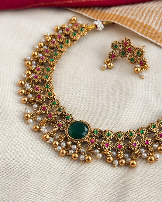 Emerald Necklace-AN109