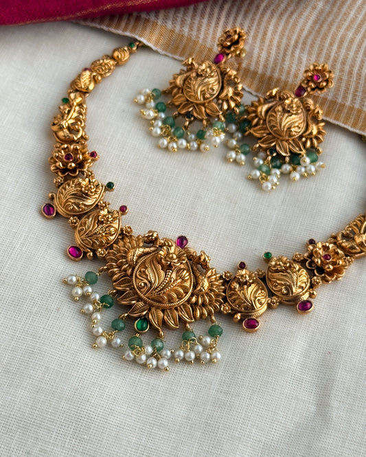 Non Idol Mayur Nakshi Necklace-AN107