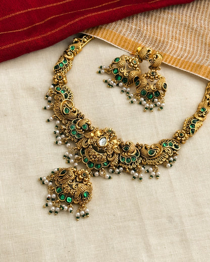 Elegant bridal necklace-AN082